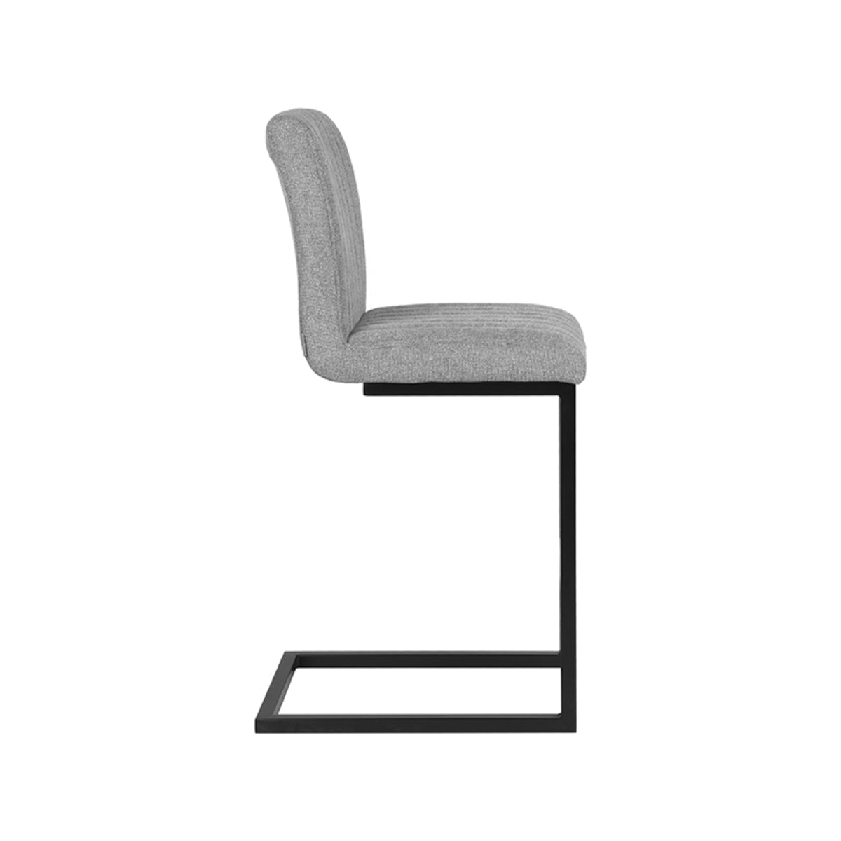 LABEL51 Barkruk Milo - Microfiber & Synthetisch - Zithoogte 65 cm